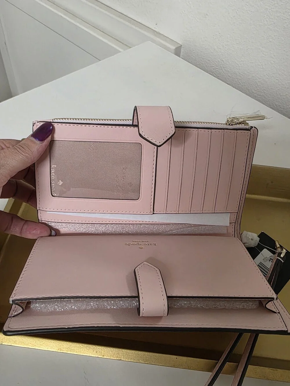 kate spade compact saffiano